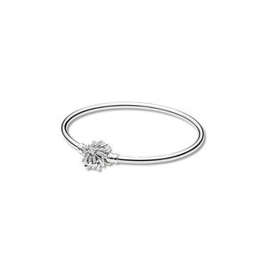 Pandora Moments Silver Fireworks 🎆 Bangle